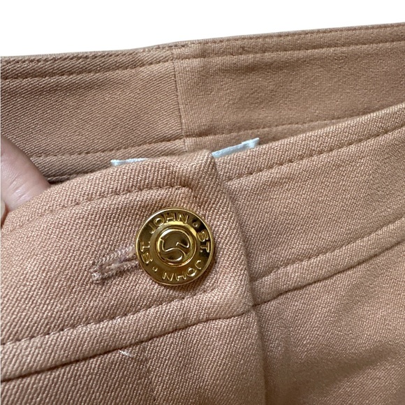 St. John Sport Straight Leg Dress Pants Sz 6 Camel Tan Business Casual Career - Picture 5 of 8